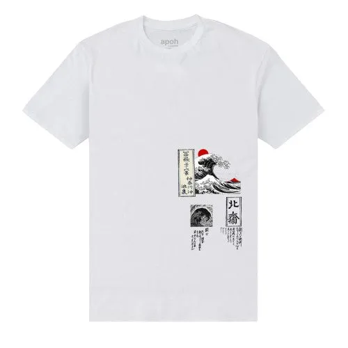 Apoh Unisex Adult Great Wave Hokusai T-Shirt