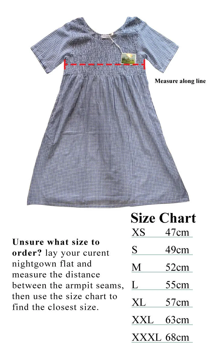 Arabella Angelina 100% Cotton Nightgown with Short Sleeve in Pink Multicolour Floral MD-83V