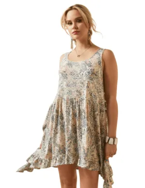 Ariat Women's Cheetah Sweet Spring Western Swing Dress 10044997