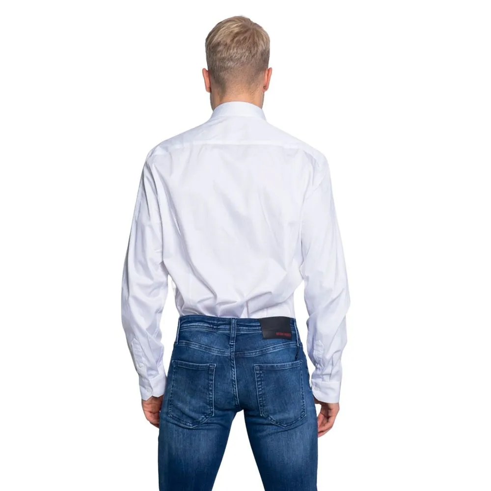 Armani Exchange White Cotton Shirt