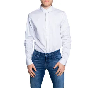 Armani Exchange White Cotton Shirt