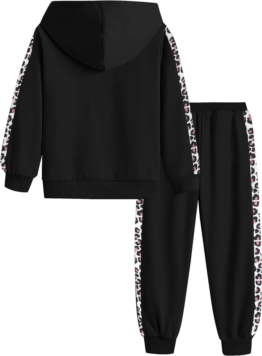 Arshiner Girls Jogger Set 2 Piece Outfits Zip Up Hoodie Sweatsuits