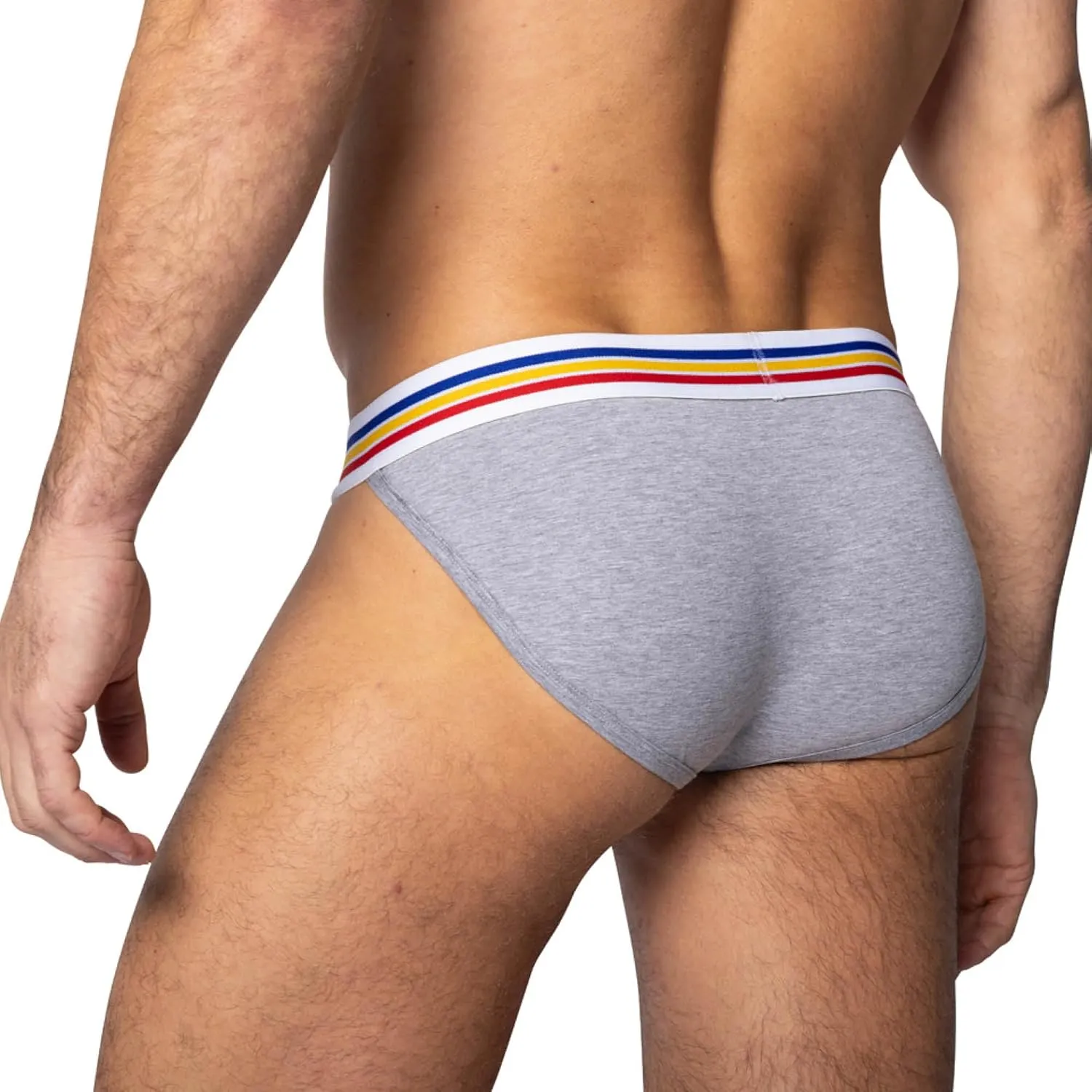 Athletic Stretch Cotton Jock Brief | Soft Cotton Blend for Breathable Comfort | Supportive Open-Back Design