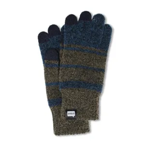 Atlus Knit Gloves (Navy   Olive)