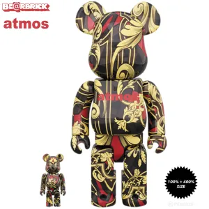 Atmos x Timberland Scarf 100%   400% Bearbrick Set by Medicom Toy