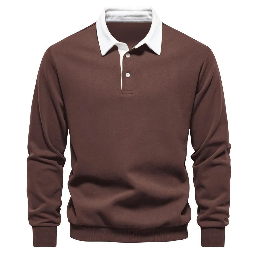 Austin™ | Men’s Long-Sleeved Polo Sweatshirt