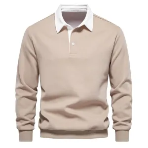 Austin™ | Men’s Long-Sleeved Polo Sweatshirt