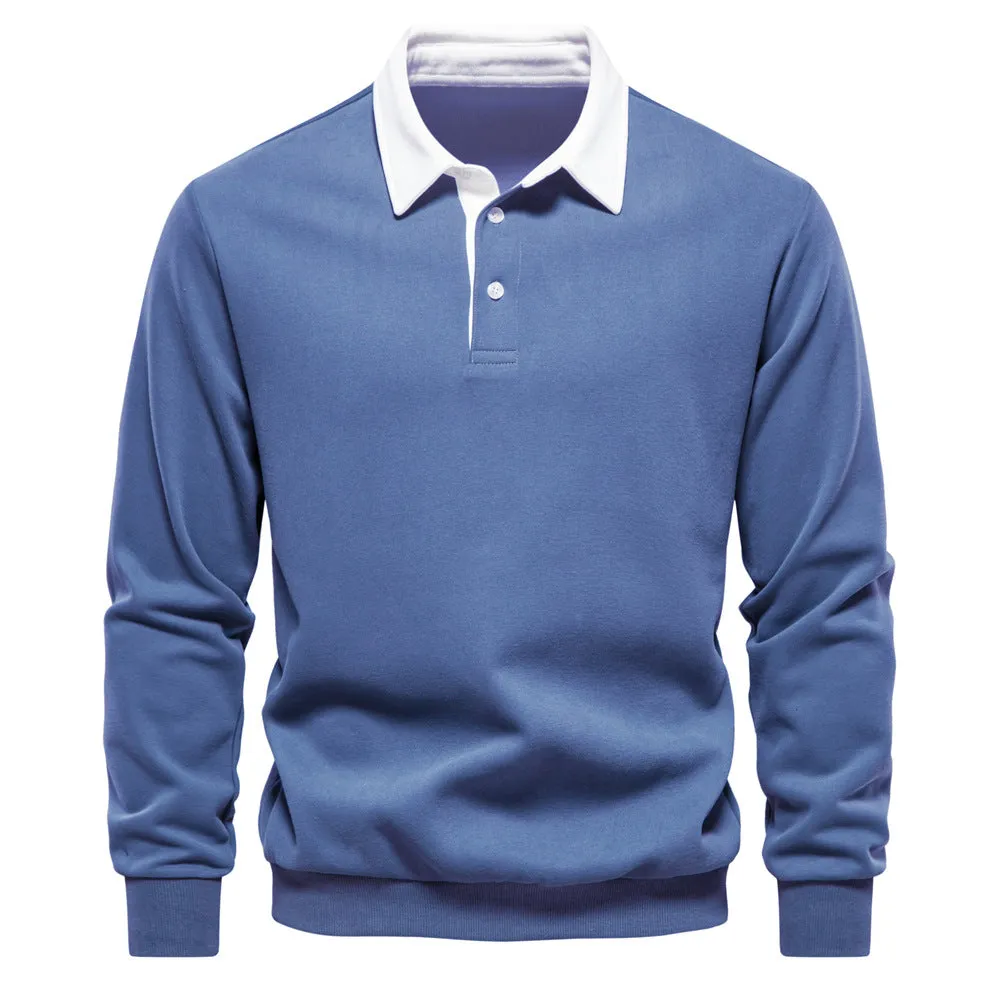 Austin™ | Men’s Long-Sleeved Polo Sweatshirt