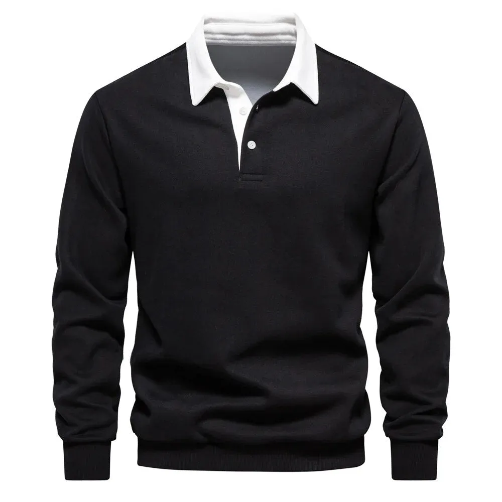 Austin™ | Men’s Long-Sleeved Polo Sweatshirt