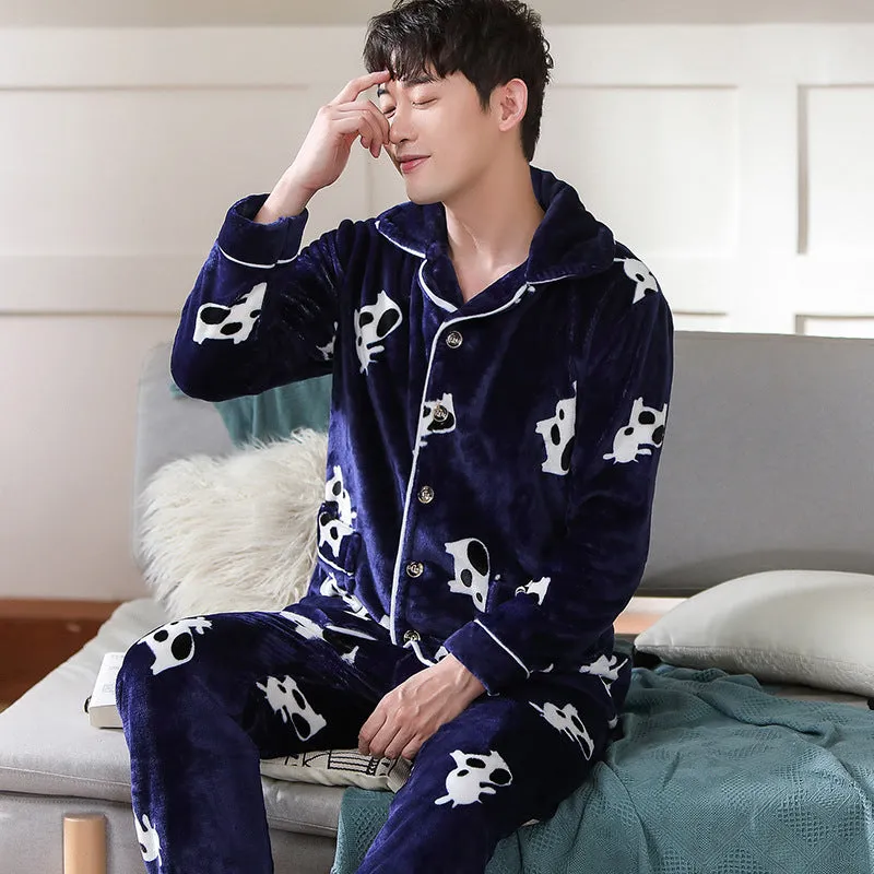 Autumn & Winter Men's Pajamas