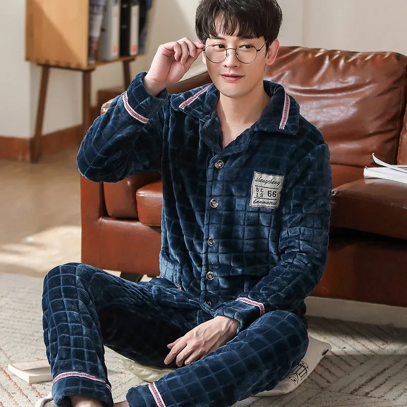 Autumn & Winter Men's Pajamas
