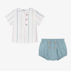 Babidu -Baby Boys Shorts Set - Slate