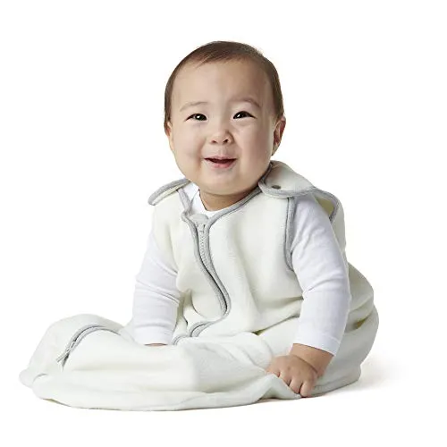 baby deedee Sleep Nest Fleece Baby Sleeping Bag, Ivory, 6-18 Month, 230