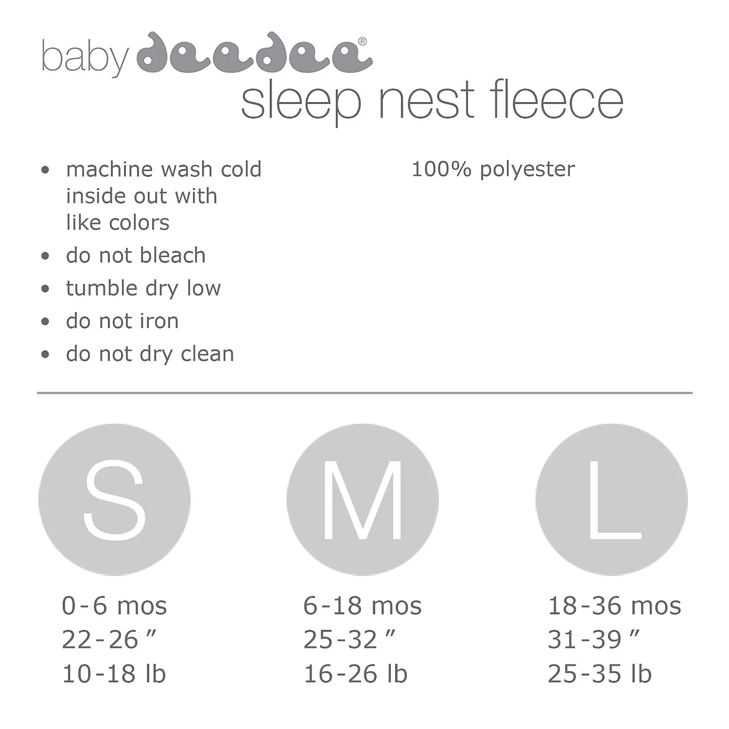 baby deedee Sleep Nest Fleece Baby Sleeping Bag, Sweet Pink, 0-6 Month, 138