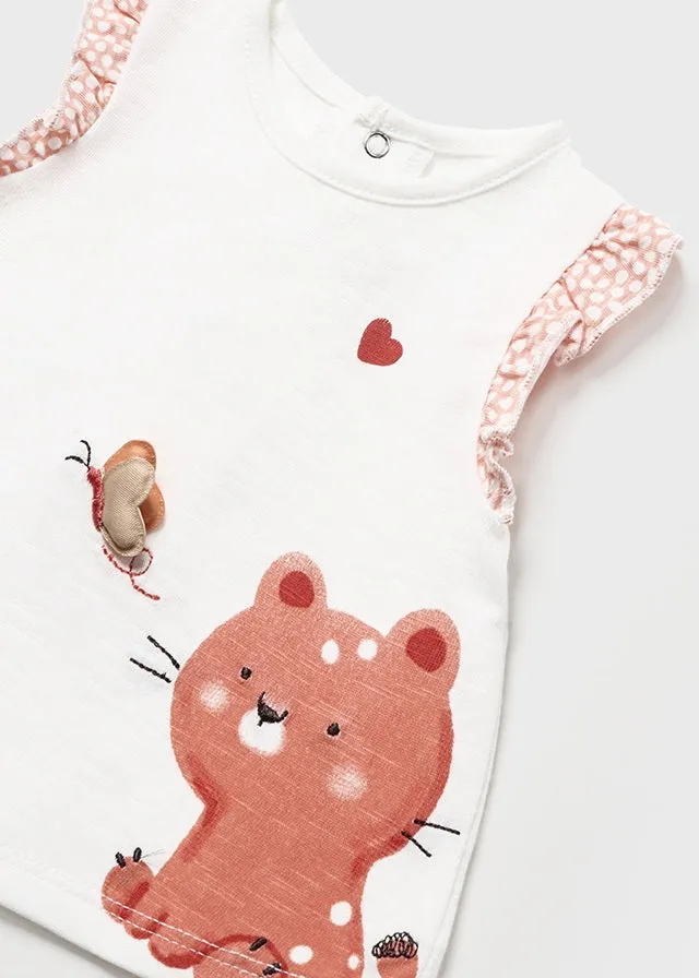 Baby Girl Peach Kitten Set