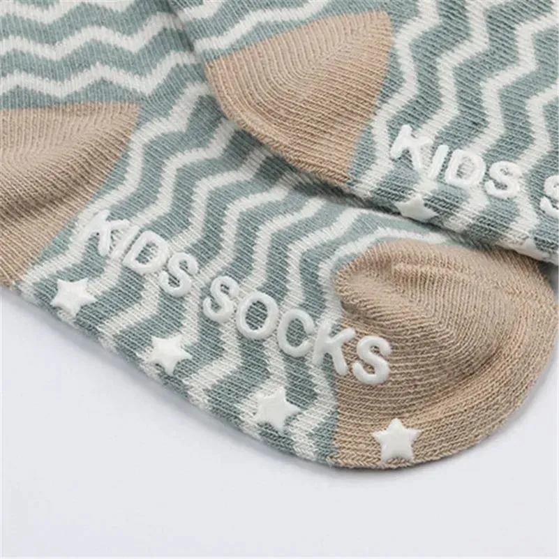 Baby Knee Highs Anti Slip Baby Socks Newborn Girls Boys Toddler Socks Long Tube Fox Cat Animal Infant Cotton Socks Cute Kids