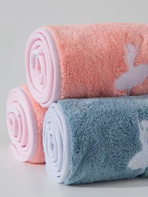 Ballet Dance Practice Sweat-absorbing Coral Fleece Towel