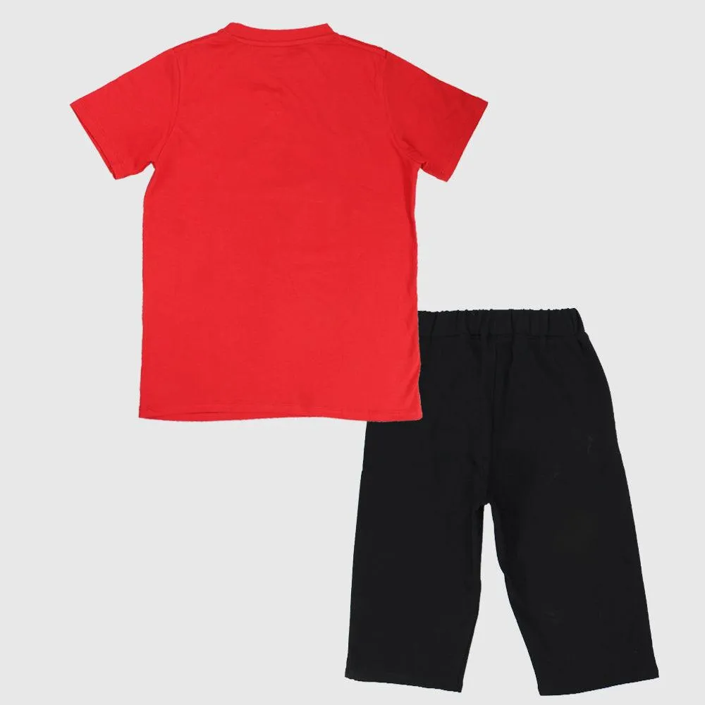 Baseball Bear Short-Sleeved Pajama