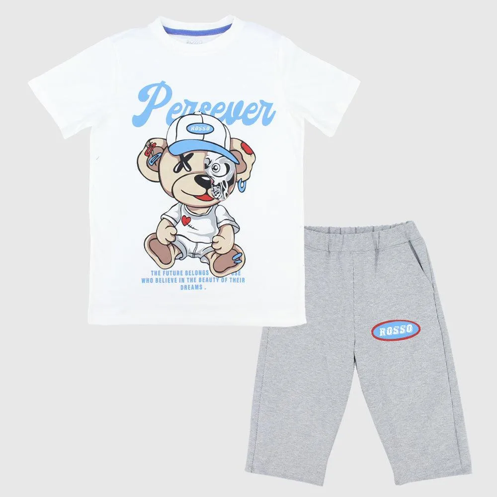 Baseball Bear Short-Sleeved Pajama
