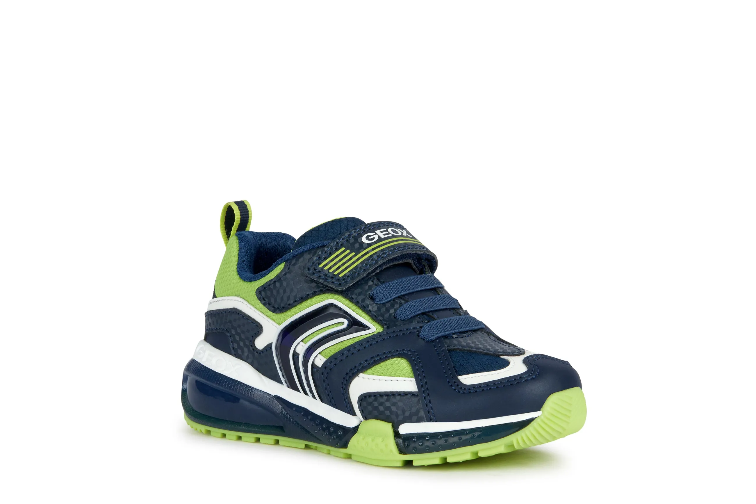 Bayonyc Navy Lime Light Up Trainer