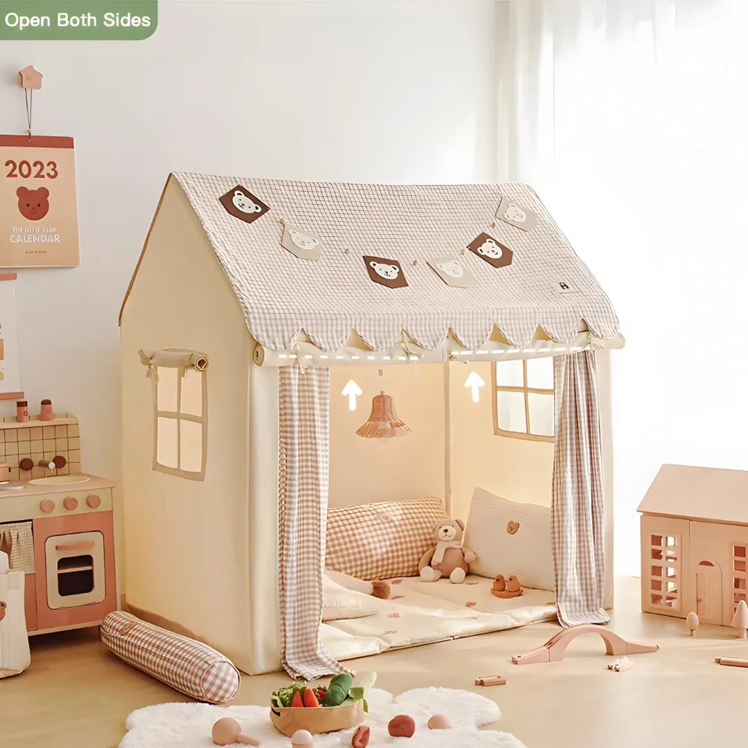 Beautiful Kids Play Tent with Dual Openings