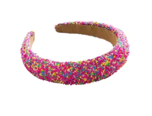 Betsy - Funfetti Glitter Padded Headband