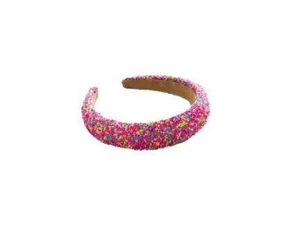 Betsy - Funfetti Glitter Padded Headband
