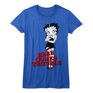 Betty Boop Your Kisses Juniors T-Shirt