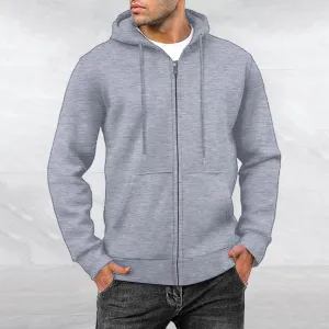 BIFUTON Mens Hooded Sweatshirt Lightweight Full Zip Up Pullover Men Hoodies Long Sleeve Tops Sports Jackets with Pockets