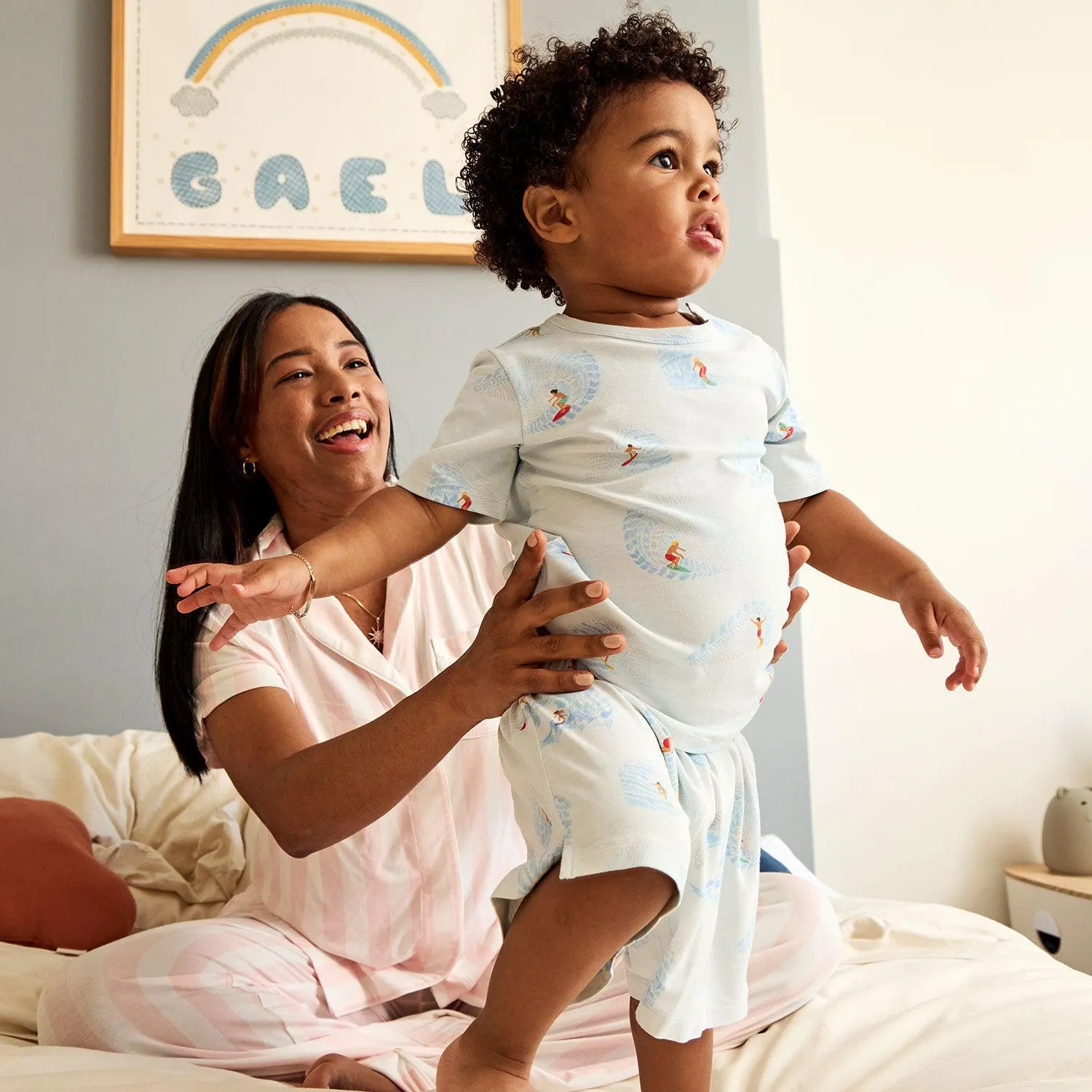 big sur RightFit™ magnetic no drama pajama short sleeve short set