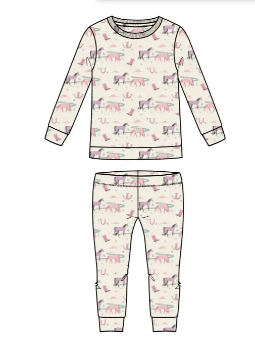 Bird & Bean Bamboo Long Sleeved PJ Set - Cassidy