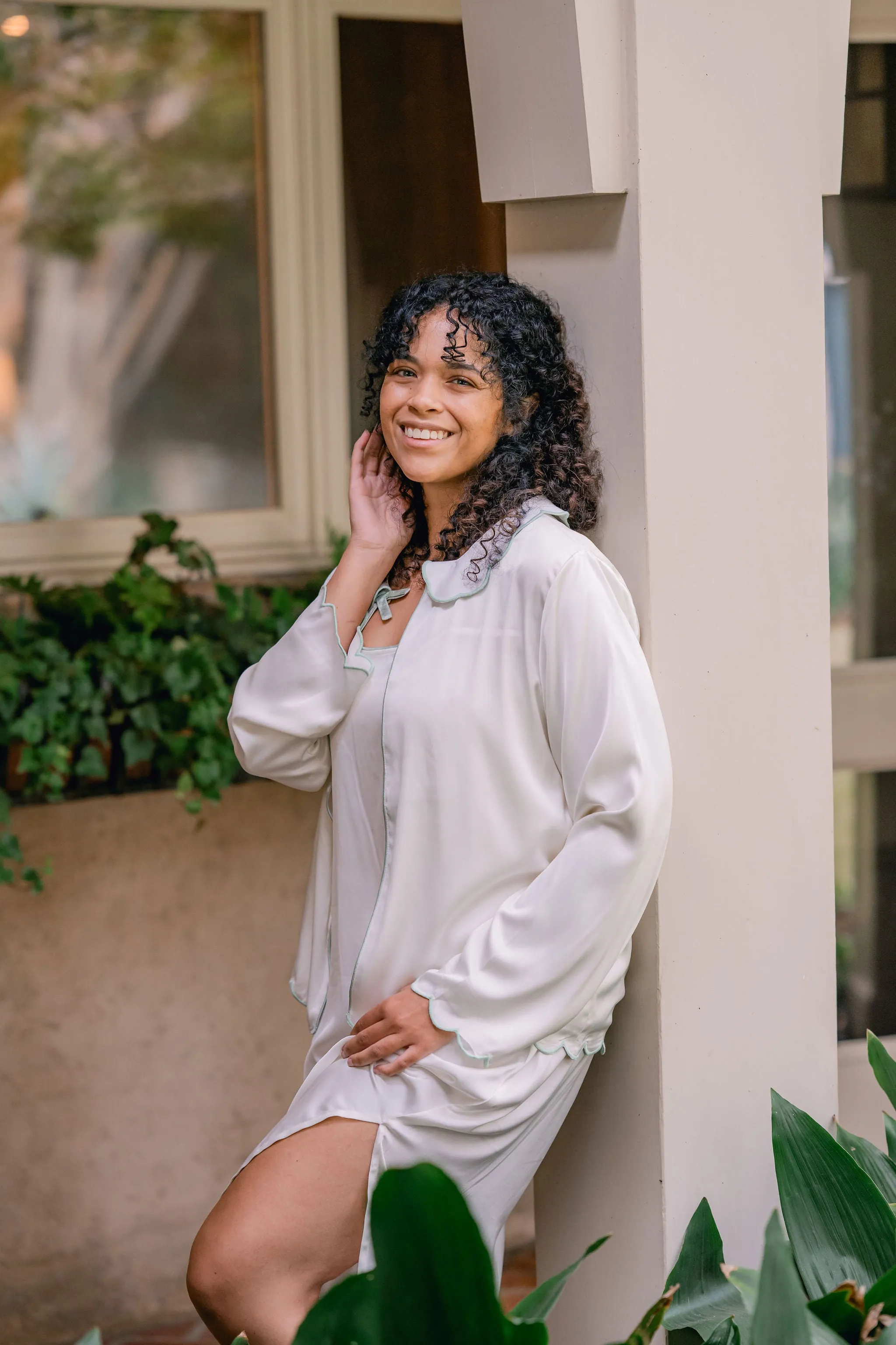 BIRDIE SATIN NIGHTGOWN