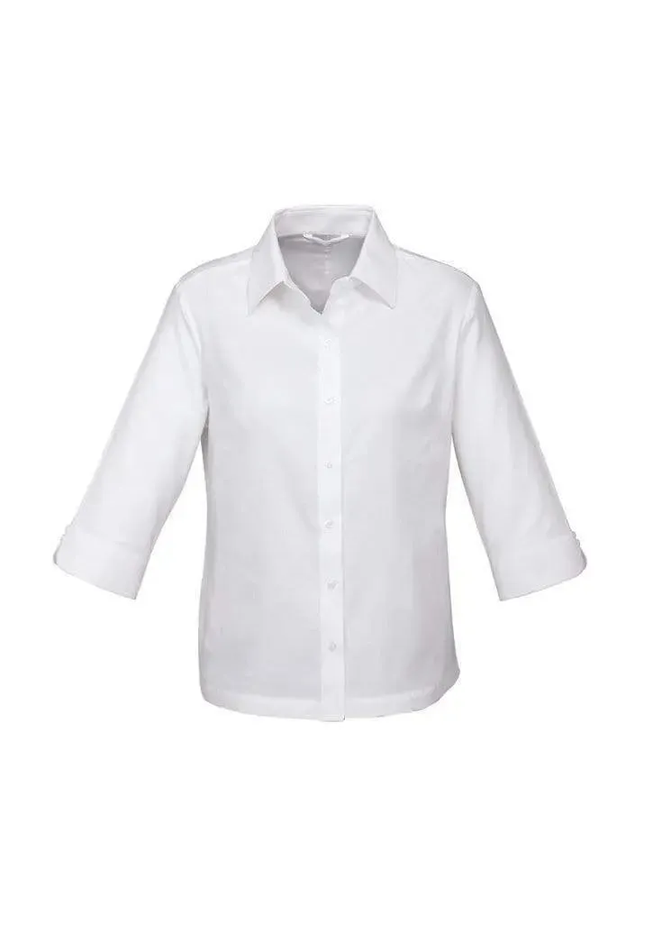 Biz Collection Women’s Luxe 3/4 Sleeve Shirt S10221