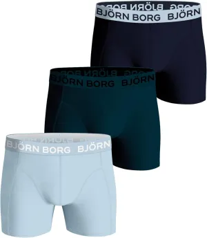 Bjorn Borg Cotton Underwear Men Pack of 3  Cotton Boxer Briefs for men
