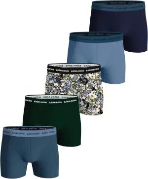 Bjorn Borg Cotton Underwear Men Pack of 5  Cotton Boxer Briefs for men