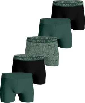 Bjorn Borg Cotton Underwear Men Pack of 5  Cotton Boxer Briefs for men