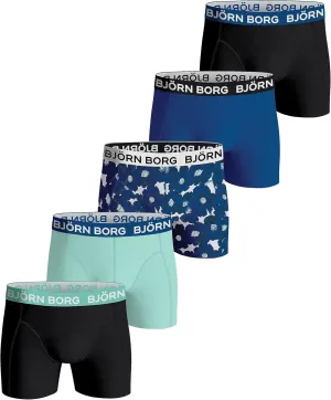 Bjorn Borg Cotton Underwear Men Pack of 5  Cotton Boxer Briefs for men