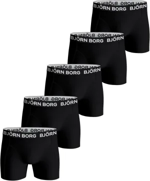 Bjorn Borg Cotton Underwear Men Pack of 5  Cotton Boxer Briefs for men