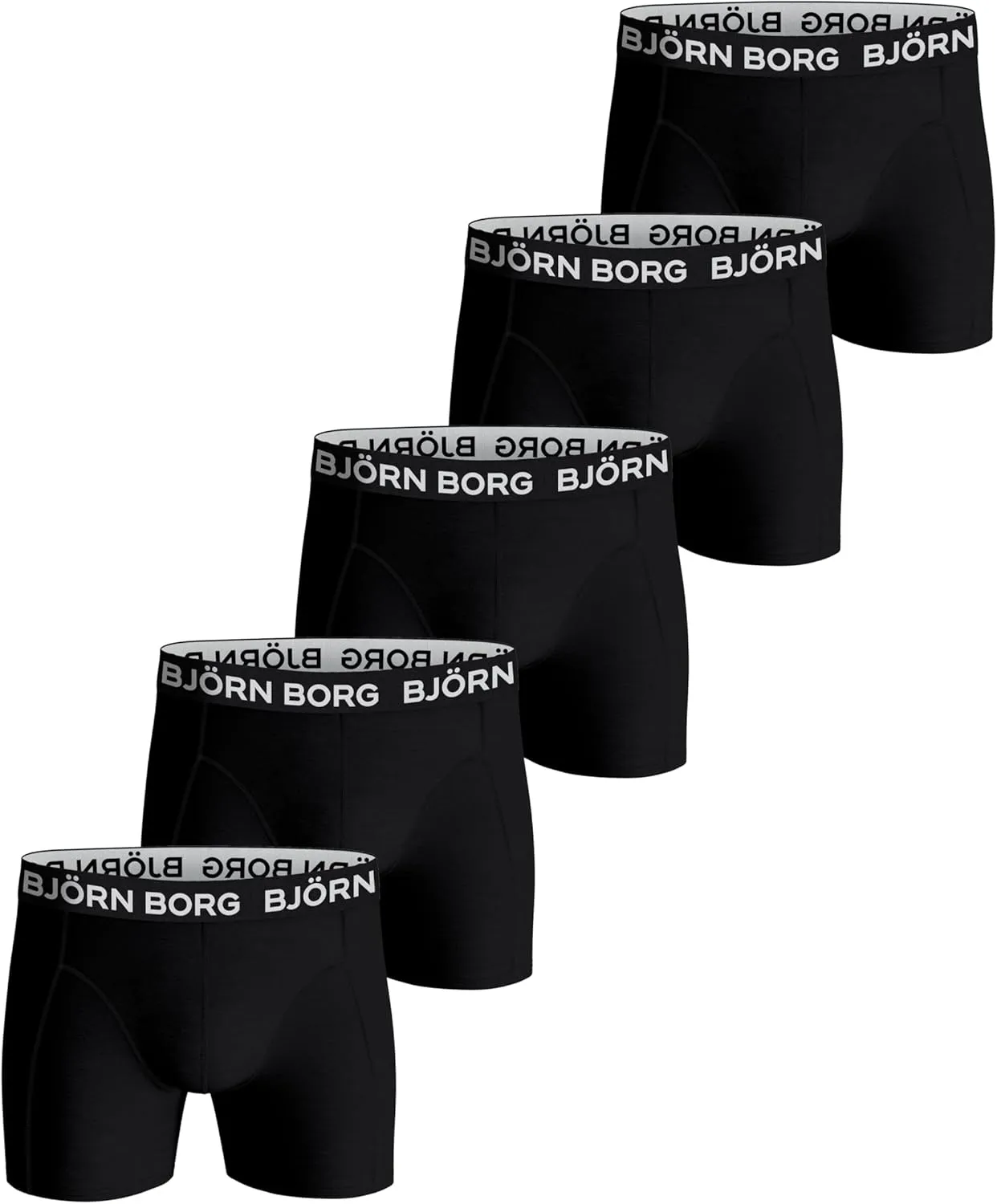Bjorn Borg Cotton Underwear Men Pack of 5  Cotton Boxer Briefs for men
