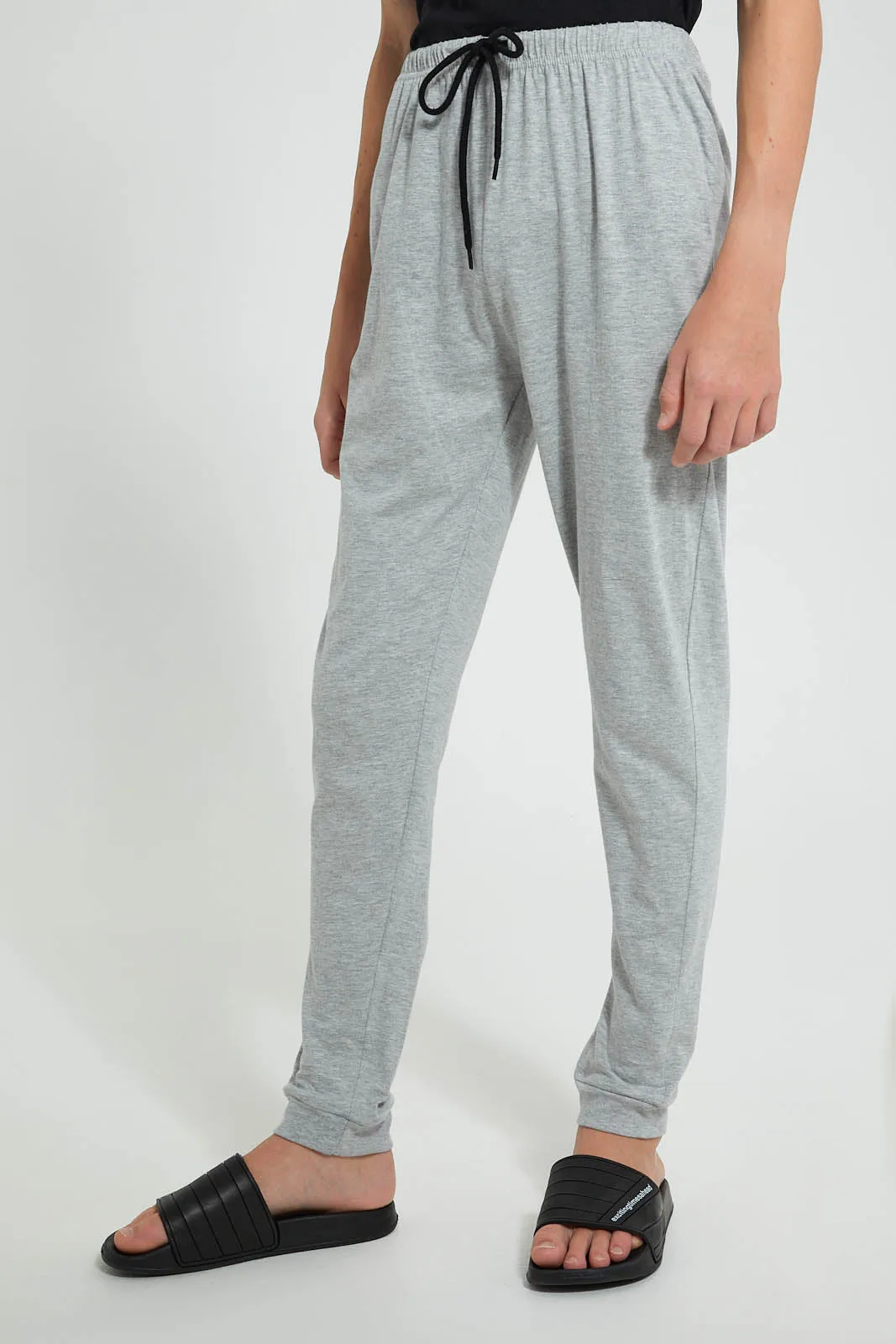 Black And Grey Wild Soul Pyjama Set (2 Piece)