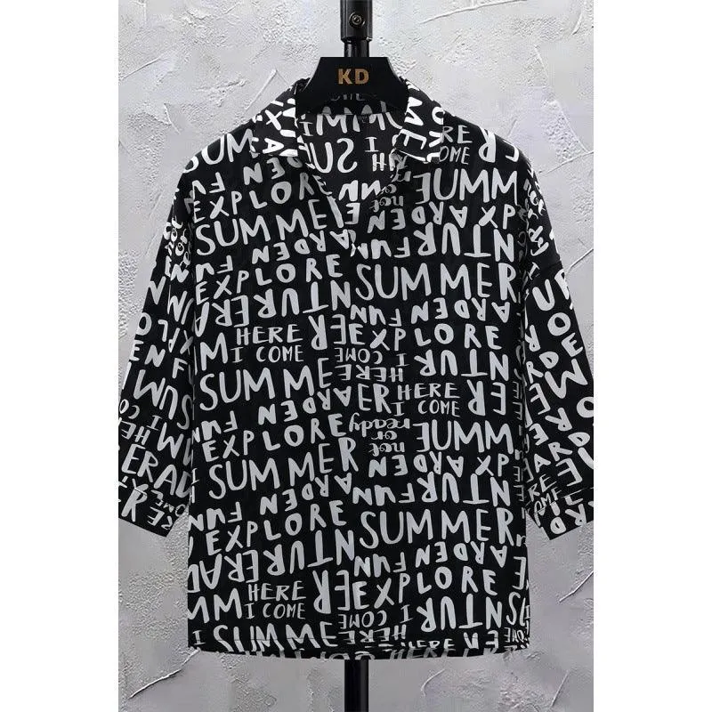 Black and white men’s lounge suit