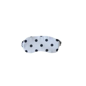 Black Dots on White Doll Sleep Mask for 14 1/2-inch dolls