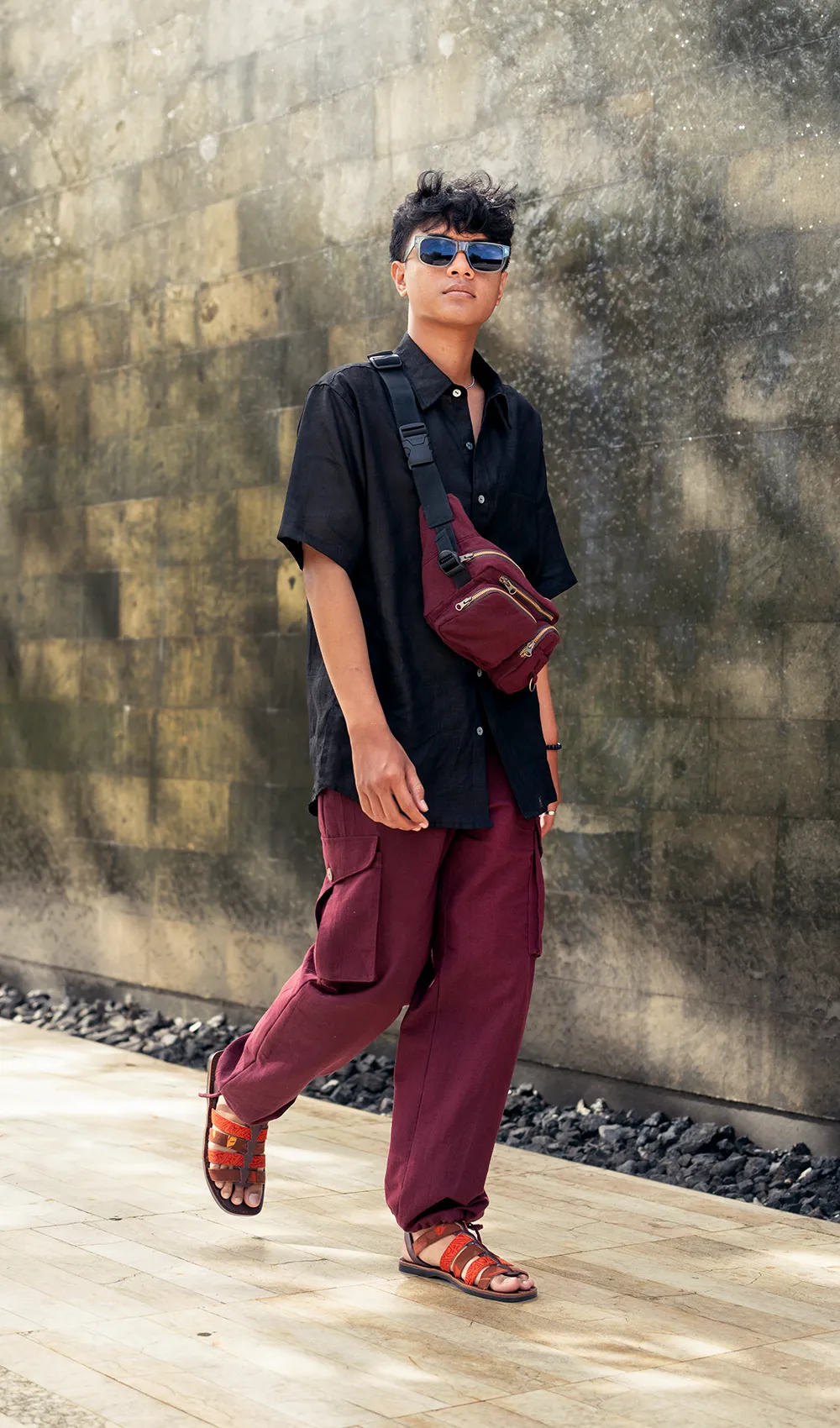 Black French Linen Shirt, 4 sizes