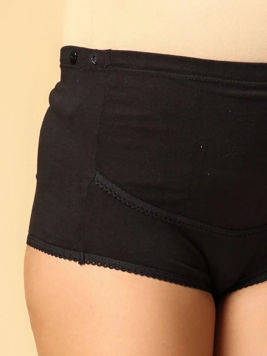 Black Mama Over Belly Support Panties