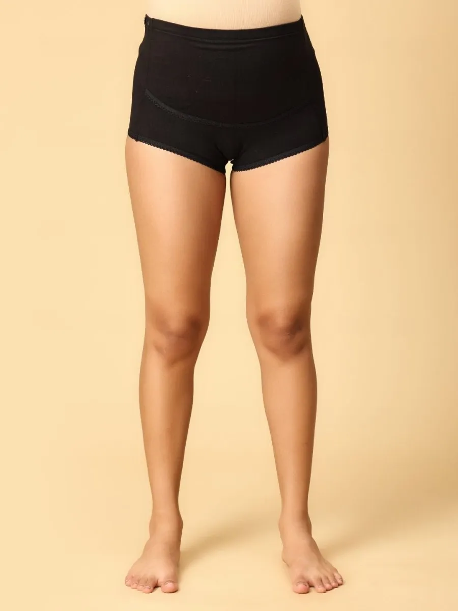 Black Mama Over Belly Support Panties