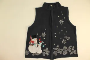 Blizzard Swirls- Large Christmas Sweater