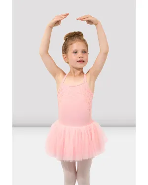 Bloch Elara Mesh Back Camisole Tutu Dress - CL4687 Girls - Flower Vine Print