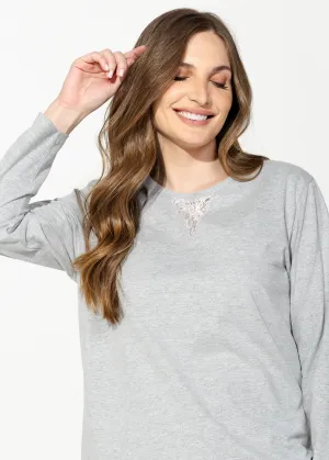 Blusa Longa Maya Mescla