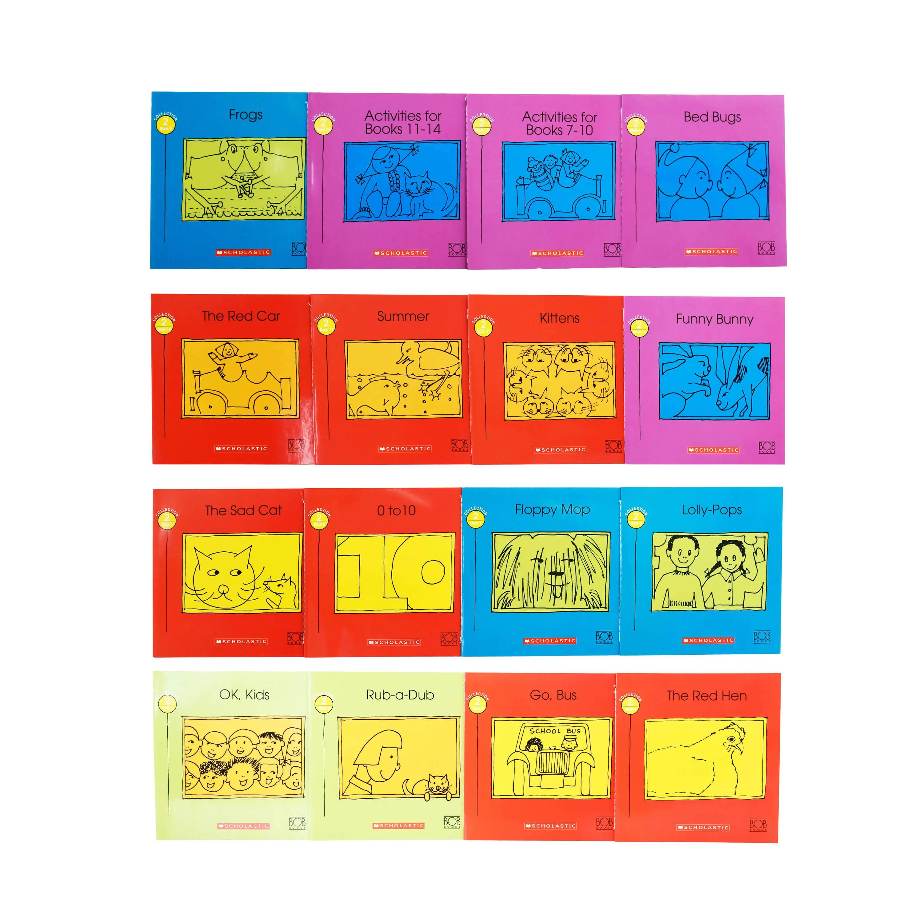 Bob Books 34 Books Collection 1 & 2 Beginning Readers and Advancing Beginners by Bobby Lynn Maslan - Paperback