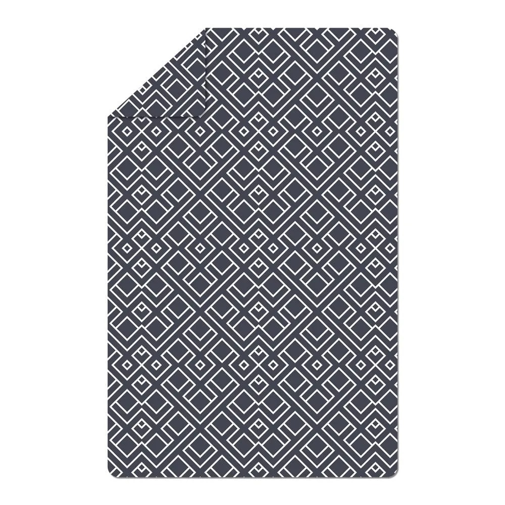 Bobums Waffle Weave Quick Dry & Compact Microfibre Towel - Block - Charcoal